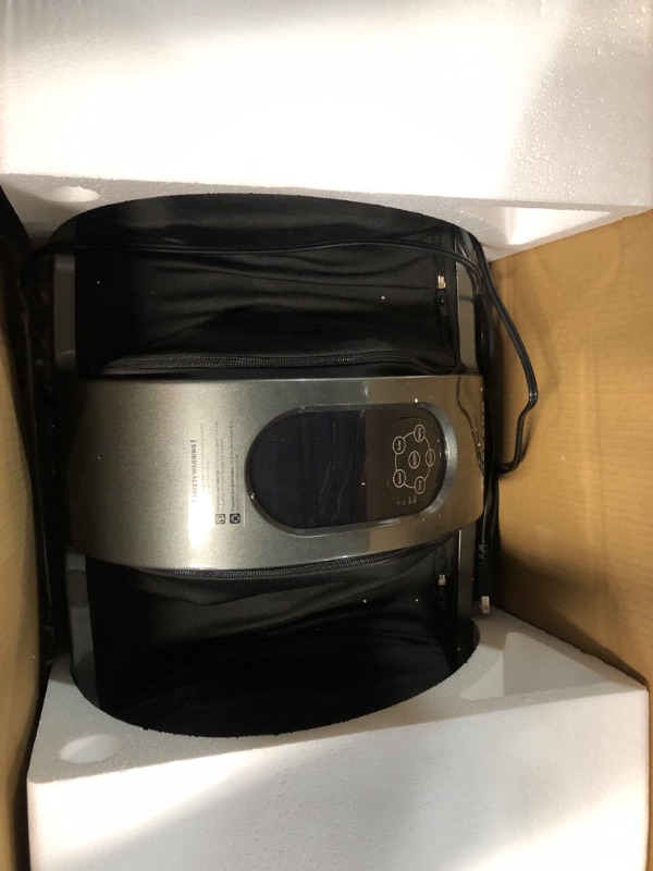 View 2 of TISSCARE Shiatsu Massage Foot Massager Machine - Improves Blood Flow Circulation, Deep Kneading & Tissue with Heat /Remote, Neuropathy, Plantar Fasciitis, Diabetics, Pain Relief Upgrade Gray