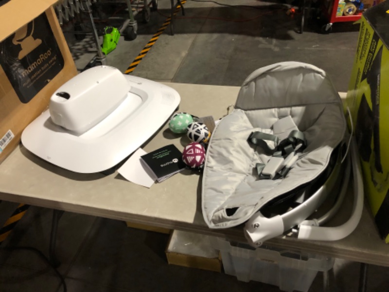 Photo 2 of 4moms MamaRoo Multi-Motion Baby Swing, Bluetooth Baby Swing with 5 Unique Motions, Grey