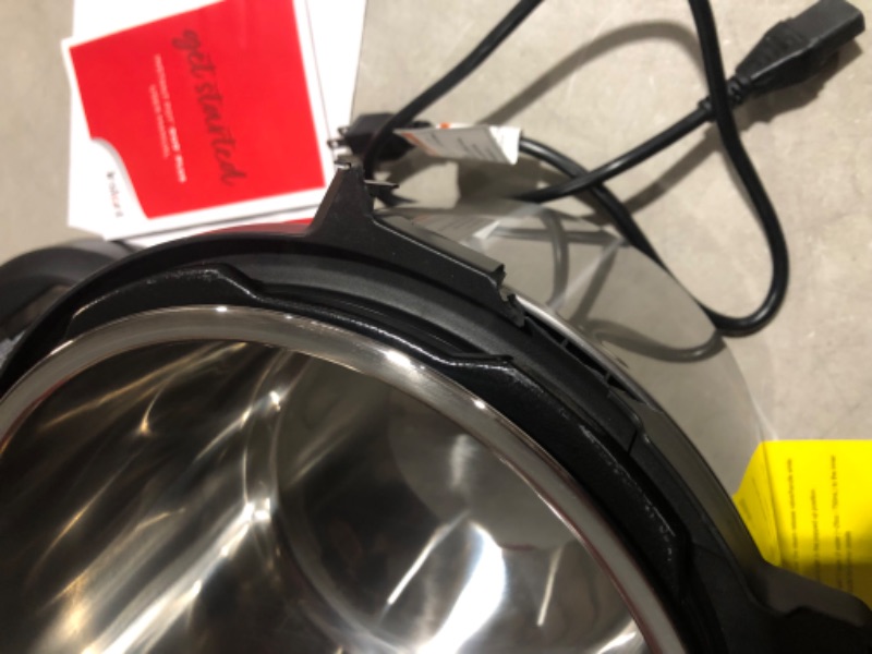 Photo 6 of ***MAJOR DAMAGE - CRACKED - SEE PICTURES - UNABLE TO TEST***
Instant Pot Duo Plus 9-in-1 Electric Pressure Cooker, Slow Cooker, Rice Cooker, Steamer, 6QT