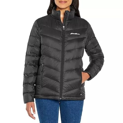 Photo 1 of Eddie Bauer Women's Packable Quilted Down Jacket (Medium, Black)