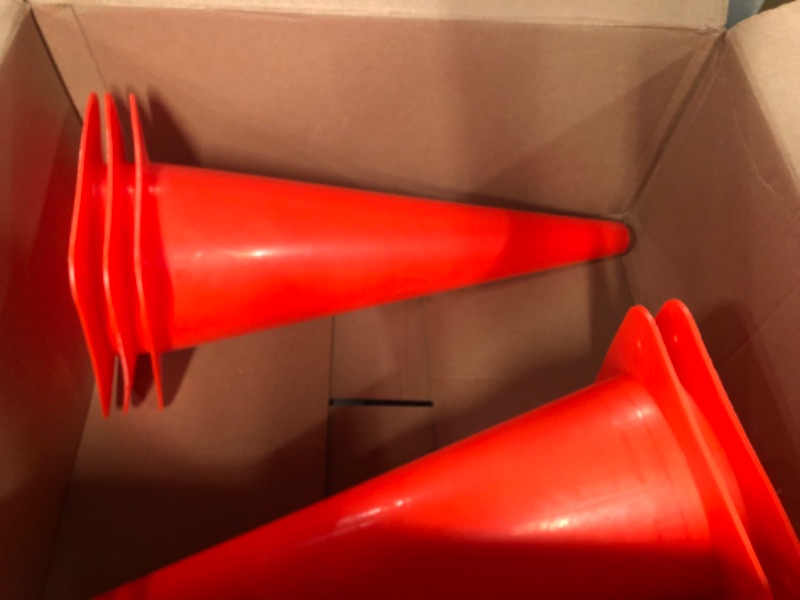 Photo 2 of [5 Pack] 18 inch Traffic Cones