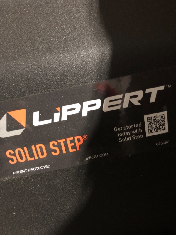 Photo 3 of * used item * see all images * 
Lippert-733932 Solid Step Double Step for RV and Travel Trailer Entry Doorway, Black, 30-inch Double 30-inch