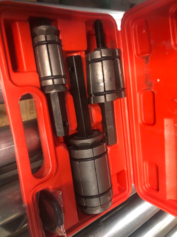 Photo 1 of SYMOTTEC 1/18'' to 3-1/2'' Tail Exhaust Pipe Expander Muffler Spreader Tool Set Compatible with Most Vehicles and Trucks Modle A