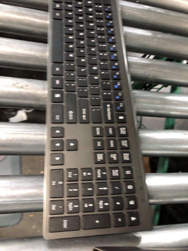 Photo 2 of Wireless Keyboard and Mouse, Full-Size Keyboard Mouse 