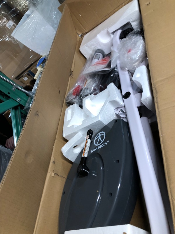 Photo 1 of Marcy Foldable Upright Exercise Bike with Adjustable Resistance for Cardio Workout & Strength Training 