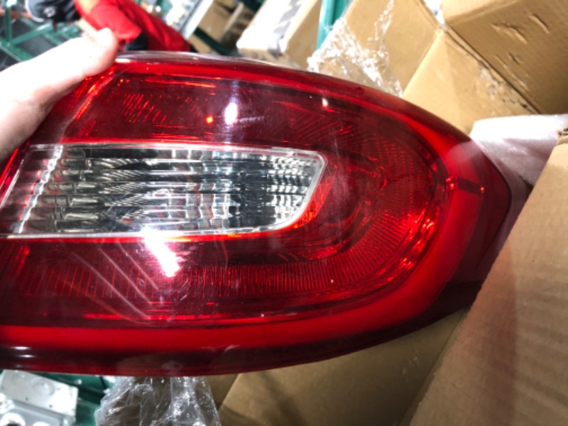 Photo 2 of MZORANGE Tail Lights Cover Lamp Stop Brake Indicator Warning Light For Hyundai Sonata 2015 2016 2017 (Right Passenger Side)