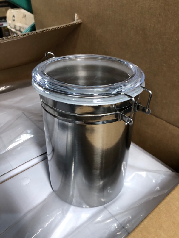 Photo 2 of Lallisa Stainless Steel Canisters 62 oz Stainless Steel Containers with Lids  (12 Pcs)