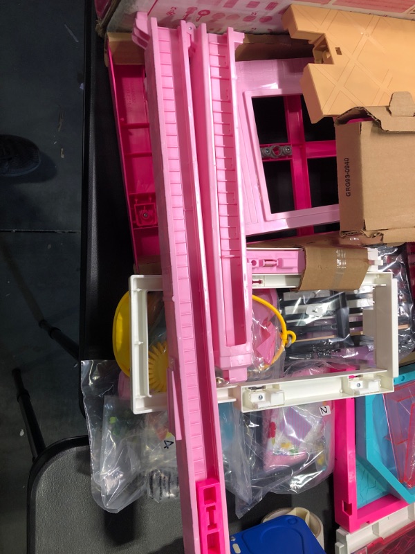 Photo 6 of Barbie Dreamhouse Doll House Playset Barbie House with 75+ Accesssories Wheelchair Accessible Elevator Pool, Slide and Furniture