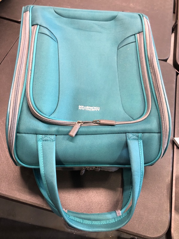 Photo 2 of American Tourister 4 Kix Expandable Softside Luggage, Teal, Underseater Underseater Teal