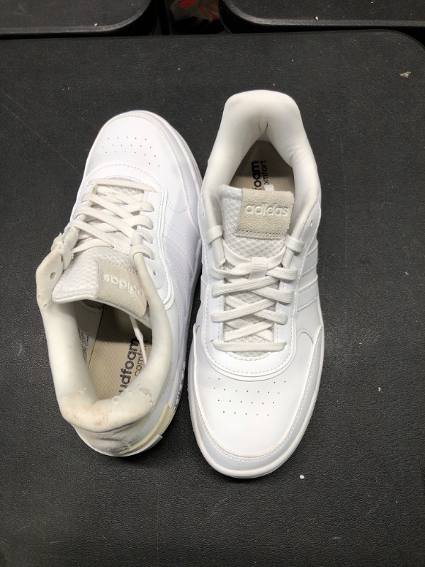 Photo 2 of adidas Women's Postmove Basketball Shoe 7.5 White/White/Chalk White