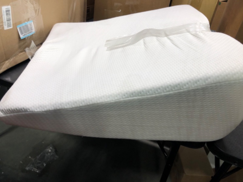 Photo 3 of Ebung Bed Wedge Pillow with Memory Foam Top - Ideal for Comfortable - Restful Sleeping