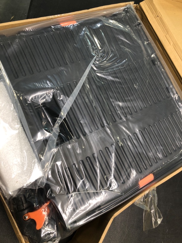 Photo 1 of SELORSS Foldable Utility Cart Rolling Crate Handcart 110lbs Large Capacity Shopping Cart with 360°Rotate Noiseless Wheels & Telescoping Handle for Transports Groceries Office School Use(Purple)