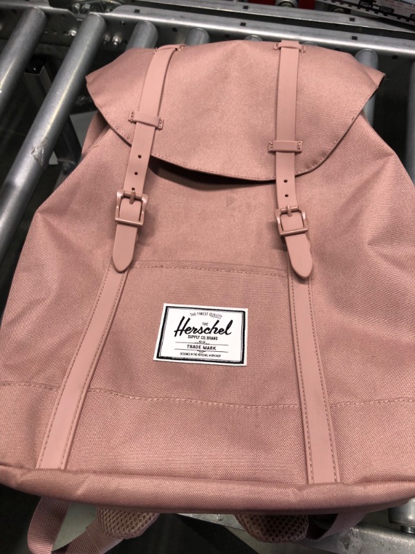 Photo 4 of Herschel Retreat Backpack, Ash Rose/Ash Rose Rubber, Classic 19.5L Classic 19.5L Ash Rose/Ash Rose Rubber