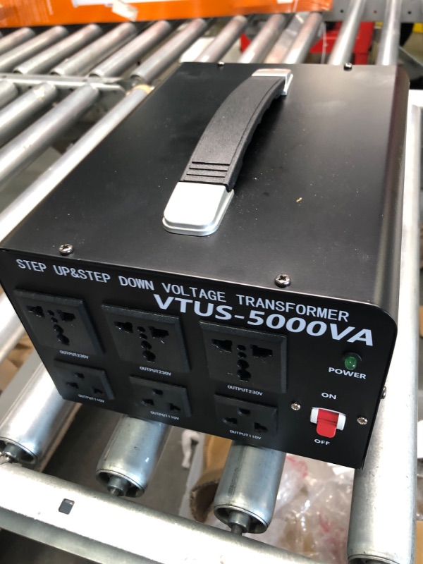 Photo 5 of Cantonape 5000 Watt Voltage Converter Transformer - Heavy Duty Step Up/Down Convert from 110-120 Volt to 220-240 Volt and from 220-240 Volt to 110-120 Volt - Circuit Breaker Protection 5000W1015961585
