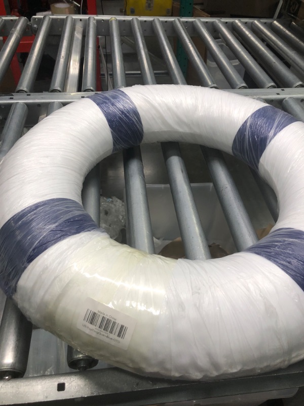 Photo 2 of 20 inch/50cm Small Diameter Swim Foam Ring Buoy Swimming Pool Safety Life Preserver with Perimeter Rope
