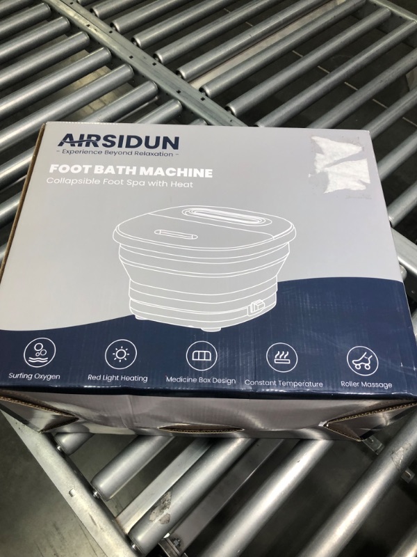 Photo 1 of airsidun foot spa with heat collapsible foot soak tub