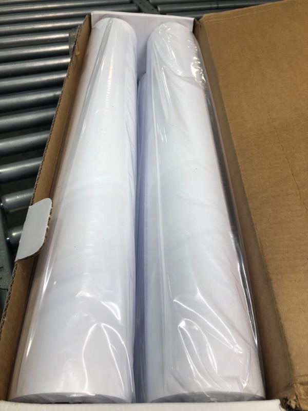 Photo 3 of ACYPAPER Plotter Paper 24 x 150, CAD Paper Rolls, 20 lb. Bond Paper on 2" Core for CAD Printing on Wide Format Ink Jet Printers, 4 Rolls per Box. Premium Quality