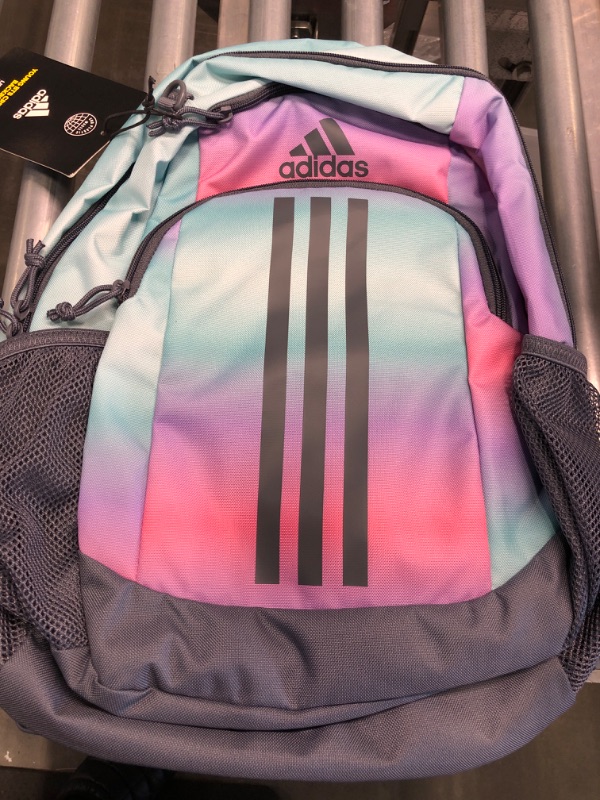 Photo 3 of adidas Back to School BTS Creator Backpack, Gradient Rose Tone Pink/Onix Grey, One Size One Size Gradient Rose Tone Pink/Onix Grey