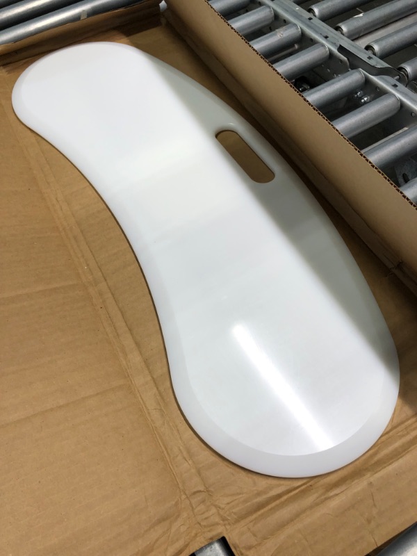 Photo 1 of MedCo Technology Premium Seated Transfer Board, Friction-Reducing High Density Polymer, Soft Edges, Anti-Slip Pads, Curved with Transport Handle. Perfect for Bed, Wheelchair, Toileting, and More