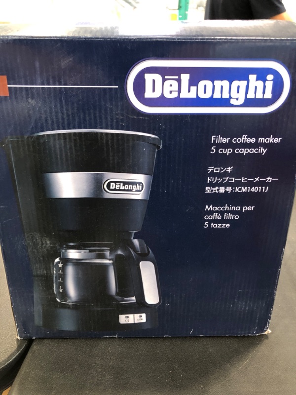 Photo 1 of DeLonghi drip coffee maker ICM14011J (Black)