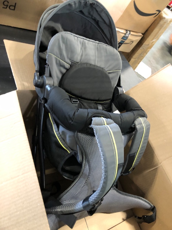 Photo 2 of 
Chicco SmartSupport Aluminum Frame Backpack Carrier, Lightweight Baby Backpack Carrier | Solar/Grey - New Model