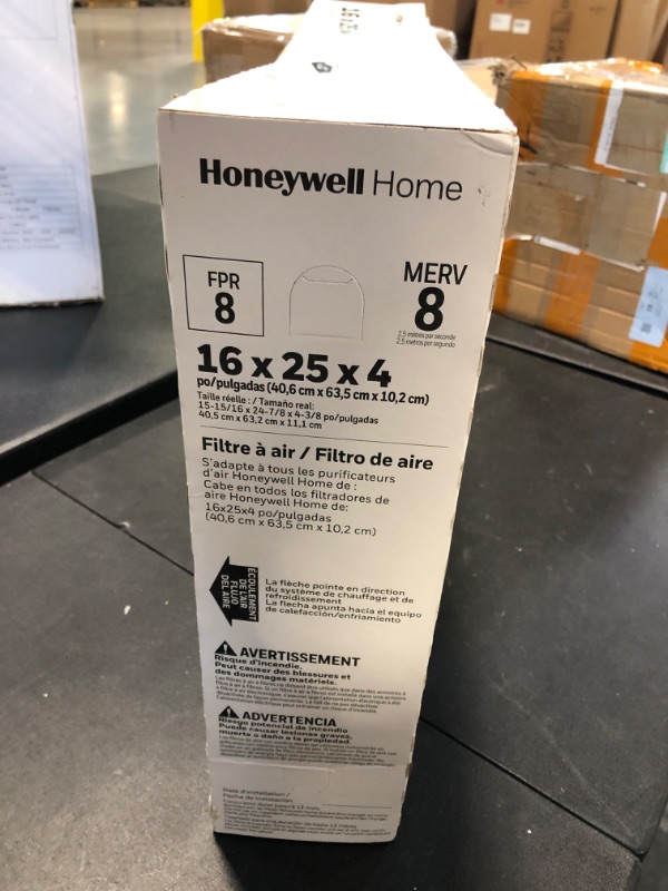Photo 3 of 
Honeywell 16x25x4 Furnace Filters, FC100A1029 Filter Replacement, Merv 11 Filter Media
