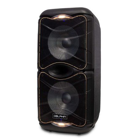 Photo 1 of Dolphin SP-212RBT Rechargeable Bluetooth Party Speaker with LED Light