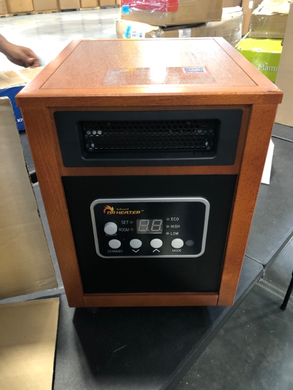 Photo 2 of *** ONLY FOR PARTS ** Dr Infrared Heater Portable Space Heater, 1500-Watt Original Cherry