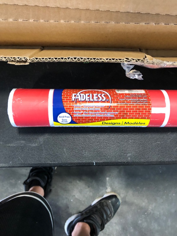 Photo 1 of Pacon Fadeless Designs Bulletin Board Paper, Brick, 48" X 50 Ft Roll
