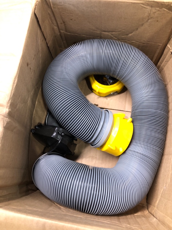 Photo 3 of Camco 39666 Deluxe 20' Sewer Hose Kit with Swivel Fittings and Wye Connector - Ready To Use Kit Complete with Sewer Wye and Elbow Fittings, Hoses, and Storage Caps 20' Sewer Hose Kit with Wye Connector