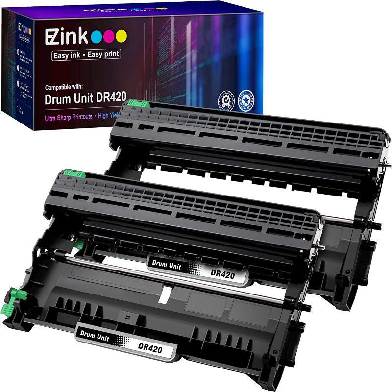 Photo 1 of -Z Ink (TM) Compatible Drum Unit (Not Toner) Replacement for Brother DR420 DR 420 High Yield for use with HL-2270DW HL-2280DW HL-2230 HL-2240 HL-2240D MFC-7860DW MFC-7360N DCP-7065DN (1 Drum Unit)
