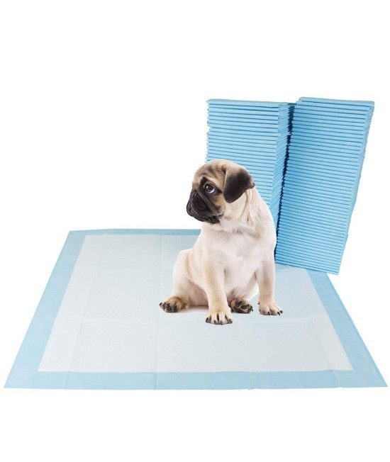 Photo 1 of BV Pet Potty Training Pads for Dogs, Puppy Training Pad Pee Pads, 22" x 22", 100-Count, Charcoal Training Pads for Dogs and Puppies 100 Count (Charcoal)