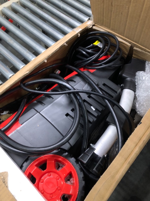 Photo 2 of 2000W Electric Pressure Washer, TEANDE Pressure Washer, 2.2GPM Power Washer Electirc Powered with Adjustable Nozzle &Foam Canon, Electric Power Washer for Car Yard Garden Fence, Red
