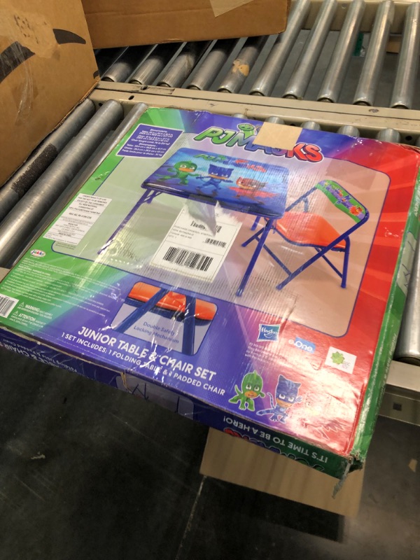 Photo 3 of Jakks Pacific Table & Chair Kids Furniture, 20" x 20" Table, PJ Masks Assorted/Multicolor