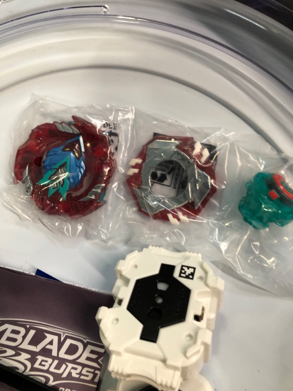 Photo 2 of BEYBLADE Burst Pro Series Evo Elite Champions Pro Set - Complete Battle Game Set with Beystadium, 2 Battling Top Toys and 2 Launchers
