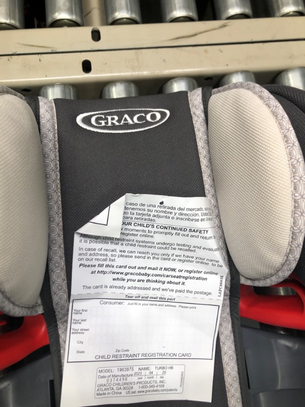 Photo 4 of Graco TurboBooster Highback Booster Seat, Glacier