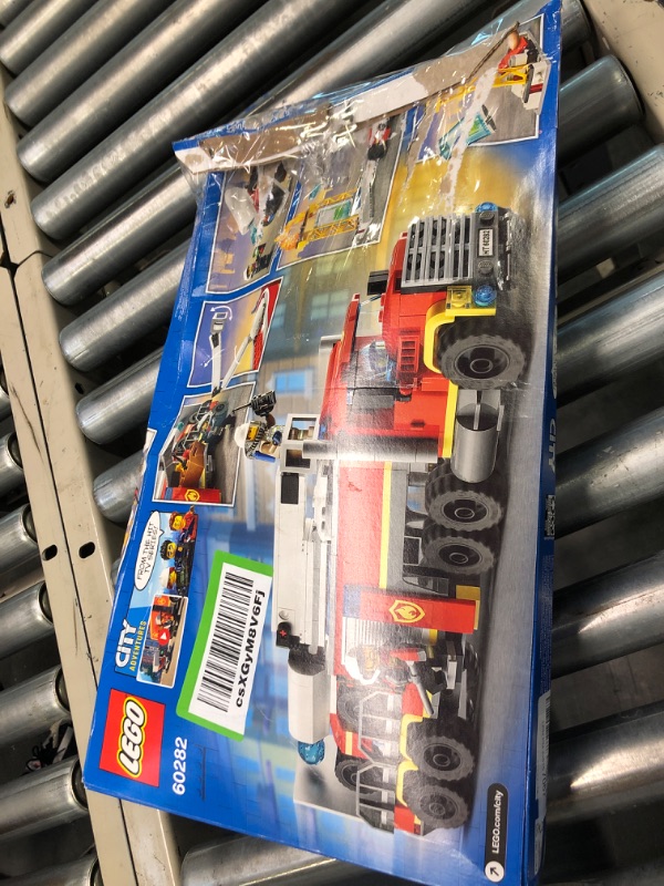 Photo 3 of LEGO City Fire Command Unit 60282 Building Kit; Fun Firefighter Toy Building Set for Kids, New 2021 (380 Pieces) Frustration-Free Packaging