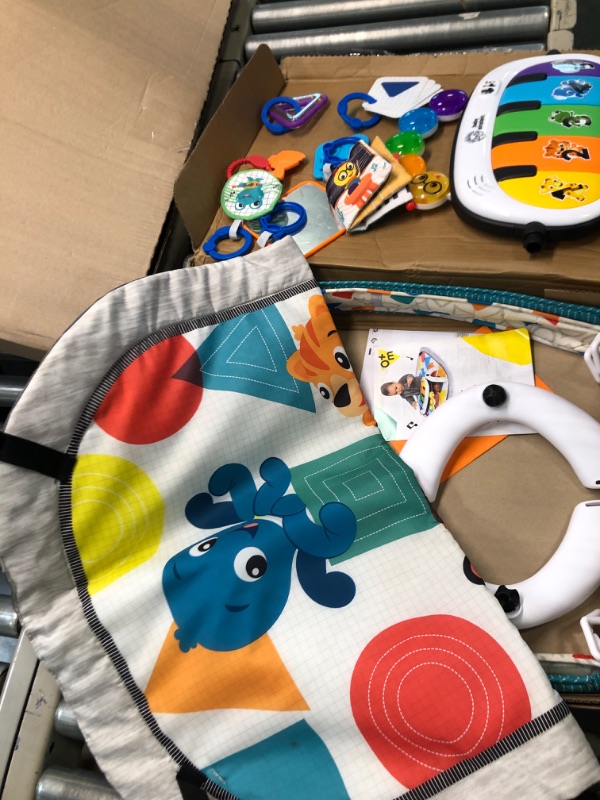 Photo 3 of Baby Einstein 4-in-1 Kickin' Tunes Music and Language Play Gym and Piano Tummy Time Activity Mat