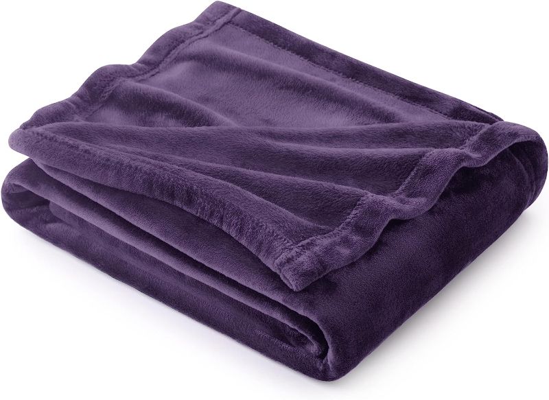 Photo 1 of 
Bedsure Purple Fleece Blanket Throw Blanket- 300GSM Throw Blankets for Couch, Sofa, Bed, Soft Lightweight Plush Cozy Blankets and Throws 