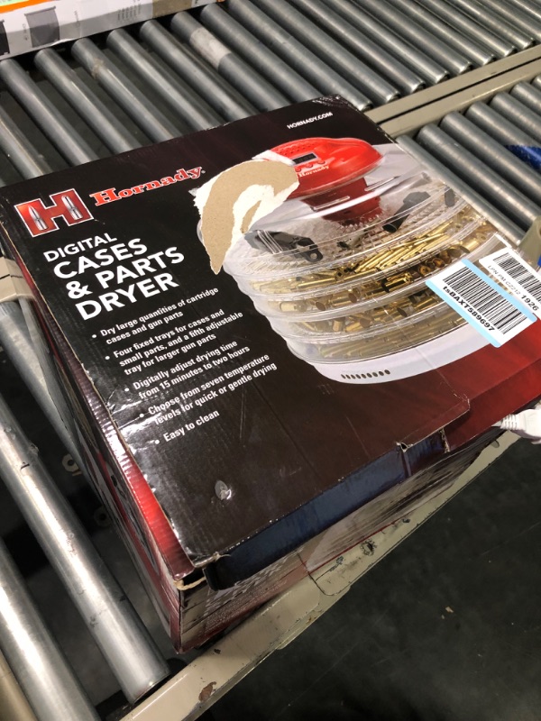 Photo 1 of Hornady Digital Case and Parts Dryer – Dry Gun Cases and Parts Thoroughly – Includes 5 Trays for Small and Large Parts – Digital Timer and Temperature Settings