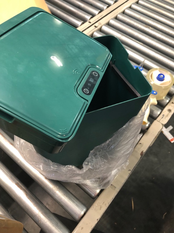 Photo 1 of Anborry Bathroom Touchless Trash Can 3.5 Gallon Smart Automatic Motion Sensor Rubbish Can with Lid Electric Waterproof Narrow Small Garbage Bin for for...