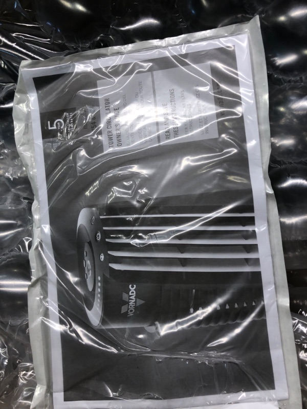 Photo 1 of Vornado Compact 29" Tower Air Circulator, with All New Signature V-Flow Technology, 3 Speed Settings and Energy LED Saving Timer, Remote Control Included