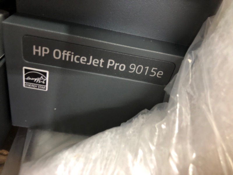 Photo 4 of HP OfficeJet Pro 9015e Wireless Color All-in-One Printer with bonus 6 months Instant ink with HP+ (1G5L3A),Gray---REFURBISHED, INK NOT INCLUDED