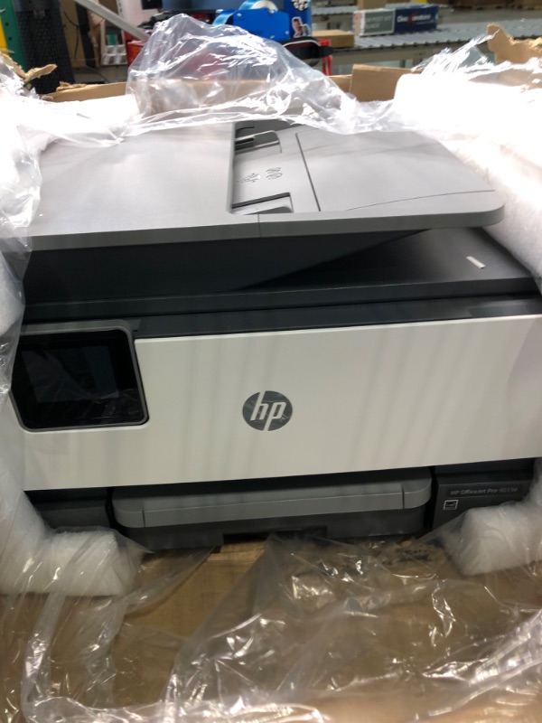 Photo 6 of HP OfficeJet Pro 9015e Wireless Color All-in-One Printer with bonus 6 months Instant ink with HP+ (1G5L3A),Gray---REFURBISHED, INK NOT INCLUDED