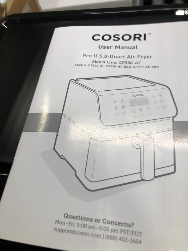 Photo 4 of Cosori Air Fryer, Large XL 5.8 Quart 1700-Watt Air Fryer Oven & Oilless Cooker 