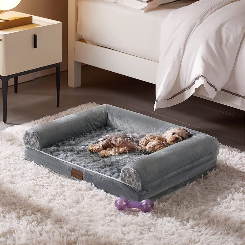 Photo 1 of BFPETHOME Dog Beds for Large Dogs, Orthopedic Dog Bed for Medium Large Dogs, Egg- Foam Dog Crate Bed
