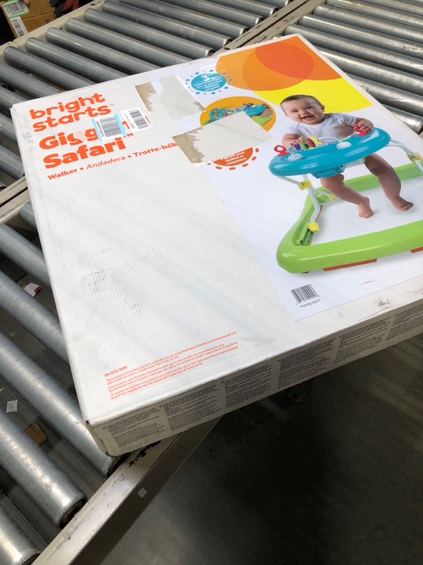 Photo 1 of Bright Starts Giggling Safari Walker with Easy Fold Frame for Storage, Ages 6 Months +