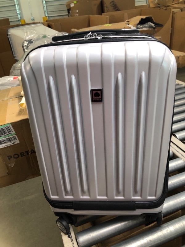 Photo 2 of DELSEY Paris Titanium Intl 20.5'' Expandable Spinner Suitcase - Silver