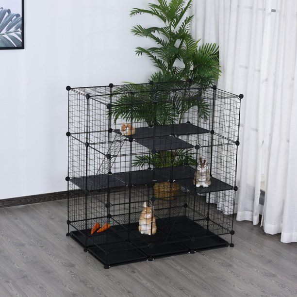 Photo 1 of  DIY Pet Playpen Wire Rabbit Cage for Kitten, Chinchillas, & Small Animals