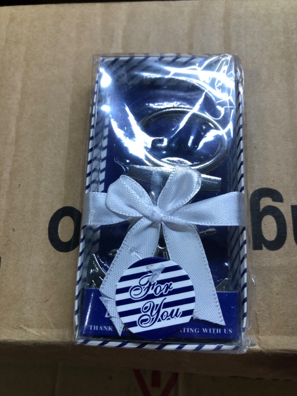 Photo 1 of 48 PCS Upgrade Nautical Themed Anchor Beer Bottle Opener with Exquisite Packaging for Wedding Party Favors Gift & Decorations Bridal Shower Party Souvenirs (Upgrade Anchor, 48)
